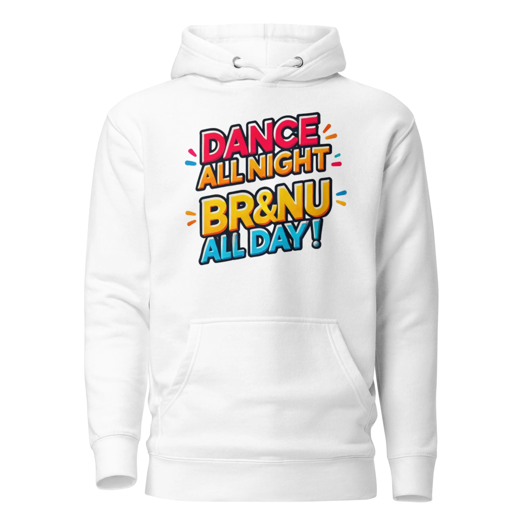 Dance All Night with Colourful Hoodie Design