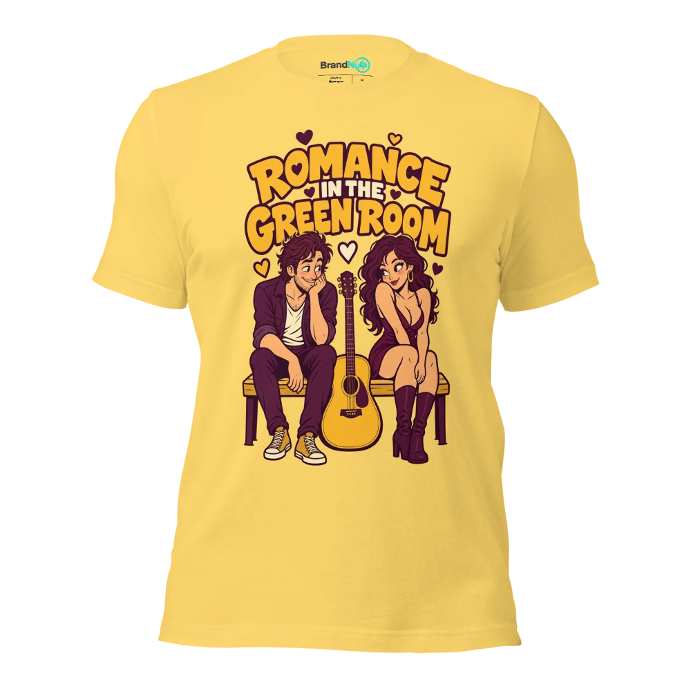 ROMANCE IN THE GREEN ROOM T Shirt Yellow Front