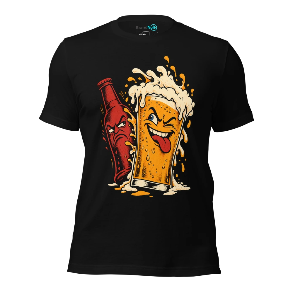 The BrandNu me has stopped bottling it. Now I'm on draught T Shirt Black Front