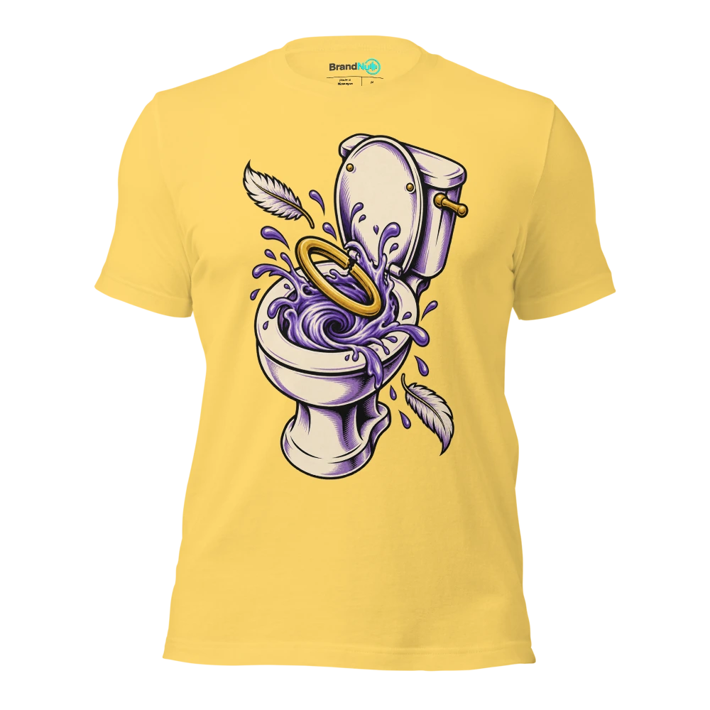 My BrandNu halo’s gone down the fucking pan T Shirt Yellow Front