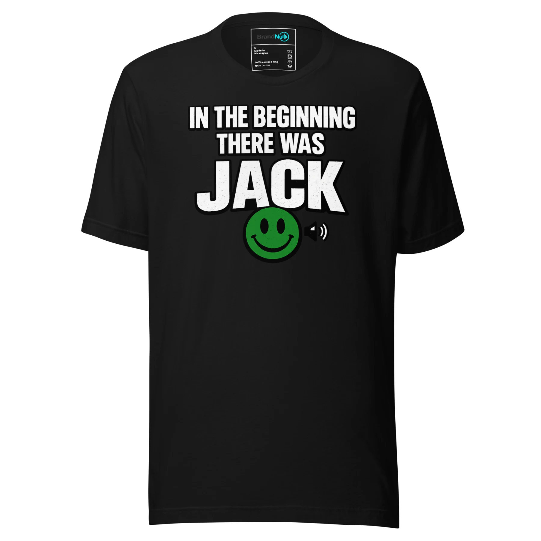 In The Beginning There Was Jack T Shirt – Minimal Icon Version
