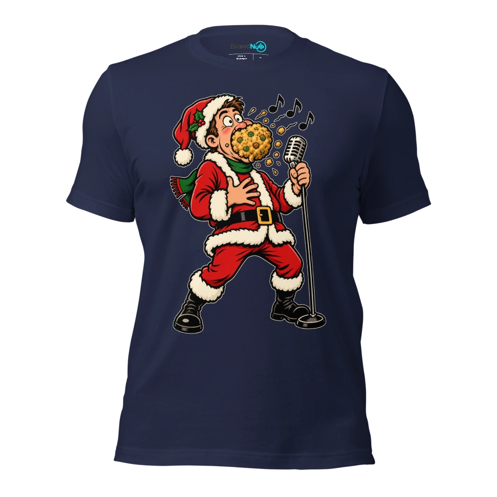 I HAVE STUFFING IN MY VOCAL CORDS T Shirt Navy Front
