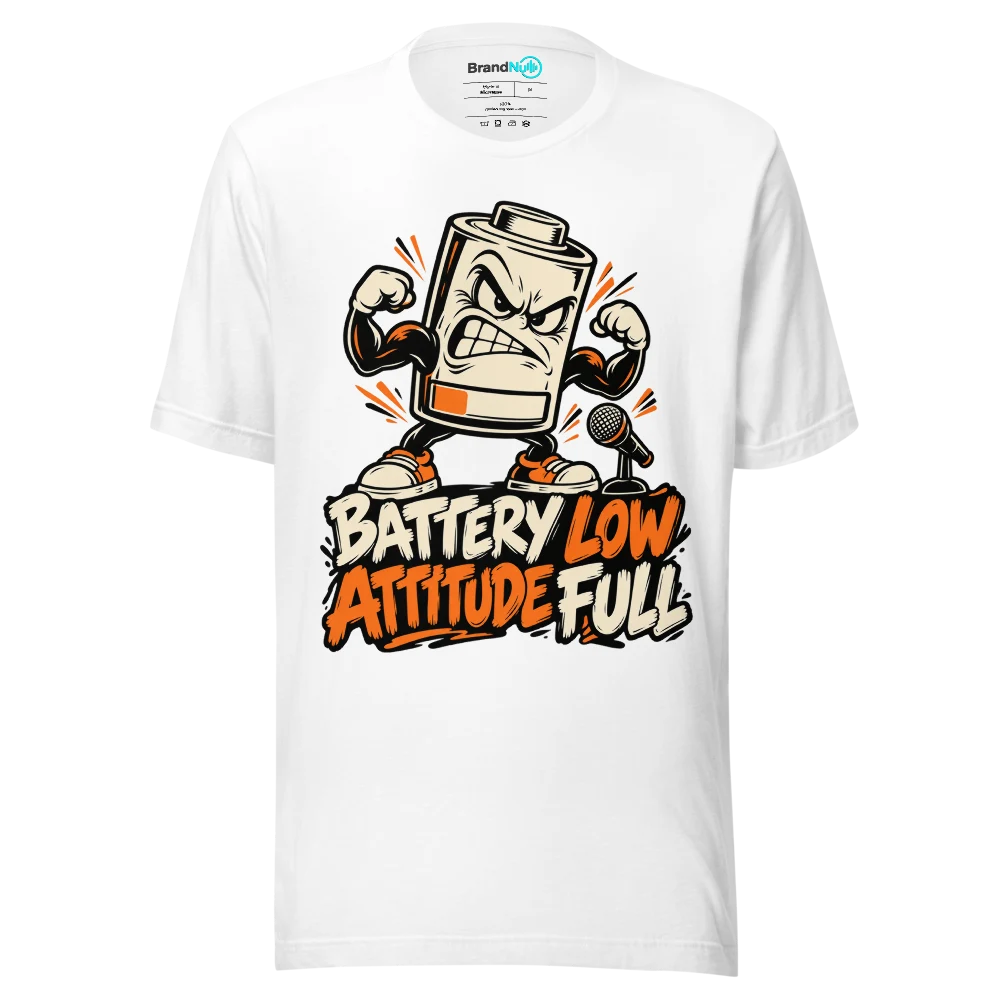 BATTERY LOW ATTITUDE FULL T Shirt