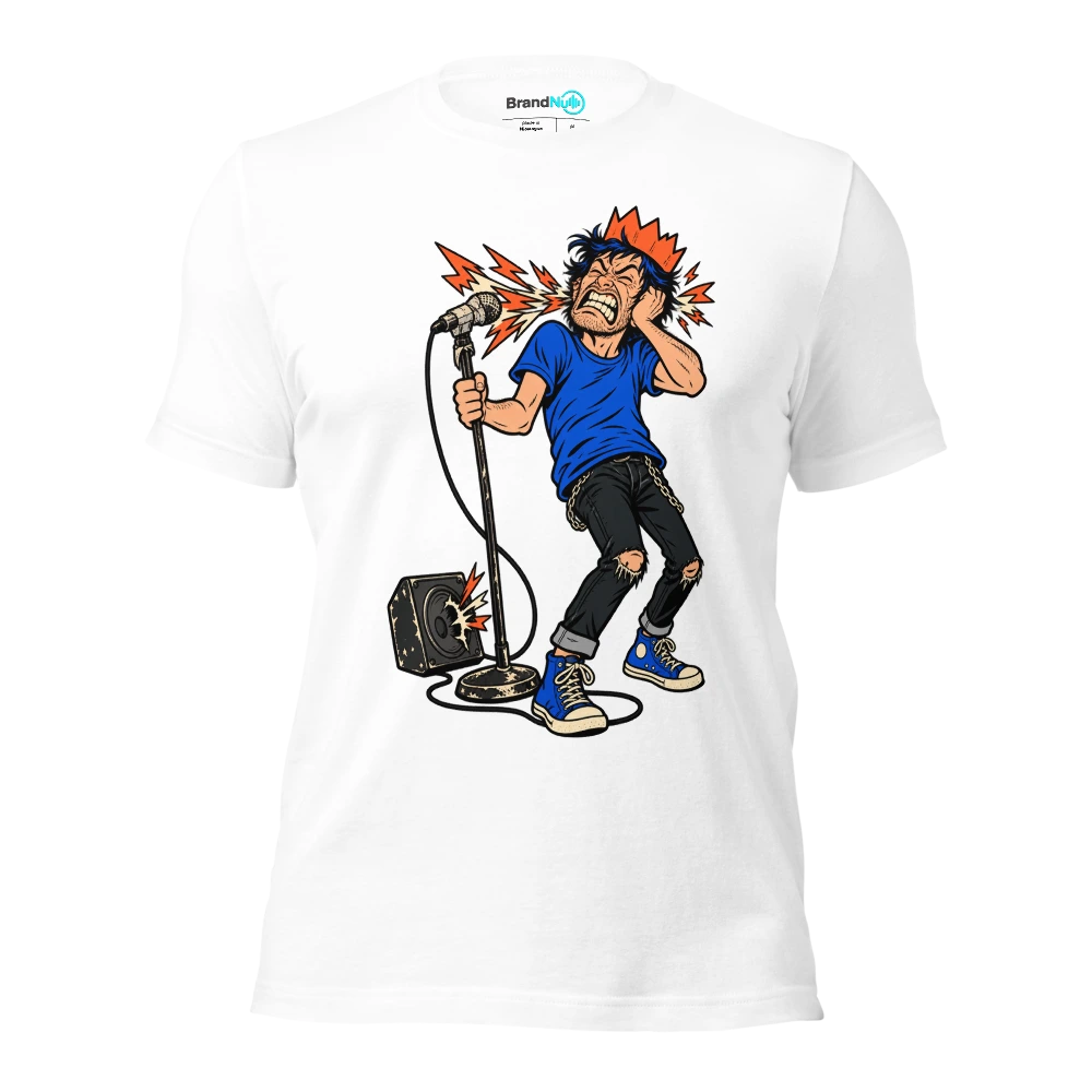 ANOTHER YEAR ANOTHER UNPAID SOUND CHECK T Shirt White Front
