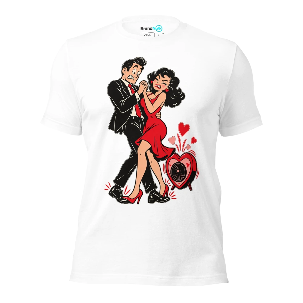 THE SLOW DANCE HAS EXPOSED OUR TIMING ISSUES T Shirt White Front