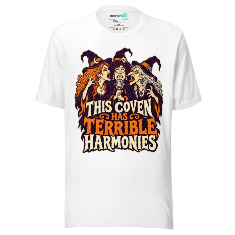 THIS COVEN HAS TERRIBLE HARMONIES T Shirt - White