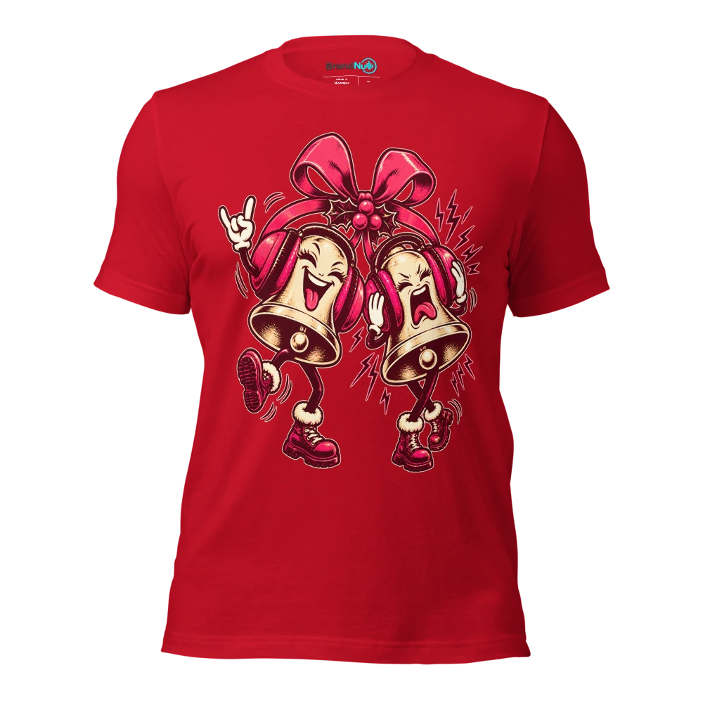 MY JINGLE BELLS NEED HEARING PROTECTION T Shirt Red Front