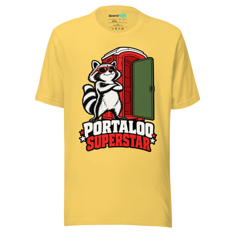 PORTALOO SUPERSTAR T Shirt - Yellow