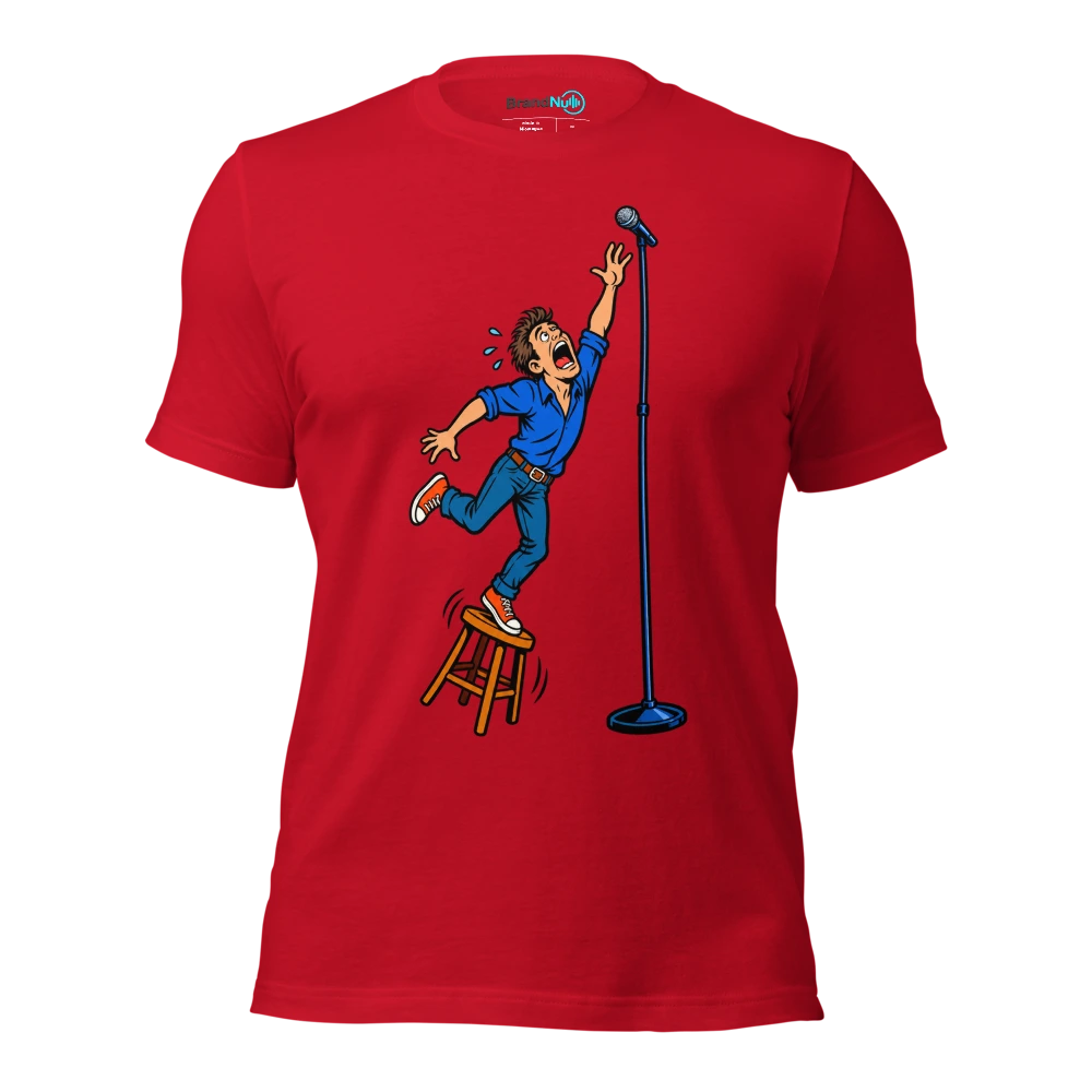 ANOTHER YEAR STILL NO VOCAL RANGE T Shirt Red Front