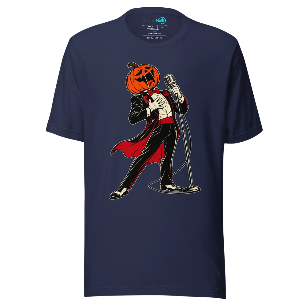 I HAVE A GOURD COMPLEX AND A MICROPHONE T Shirt Navy Front
