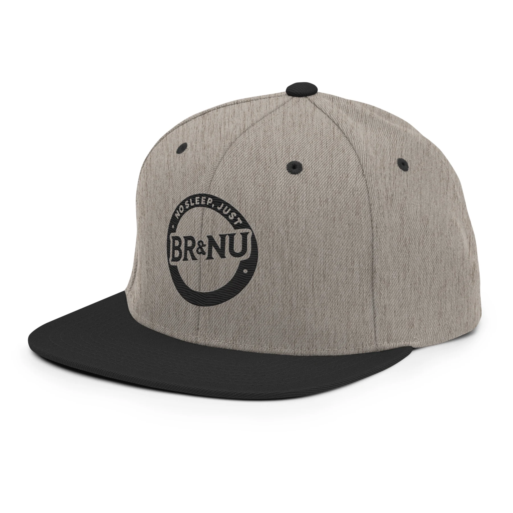Minimalist BR&NU Circle Logo Snapback