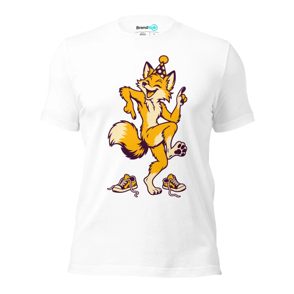 THE BIRTHDAY FOX HAS OUTDANCED THE TEENAGERS T Shirt White Front