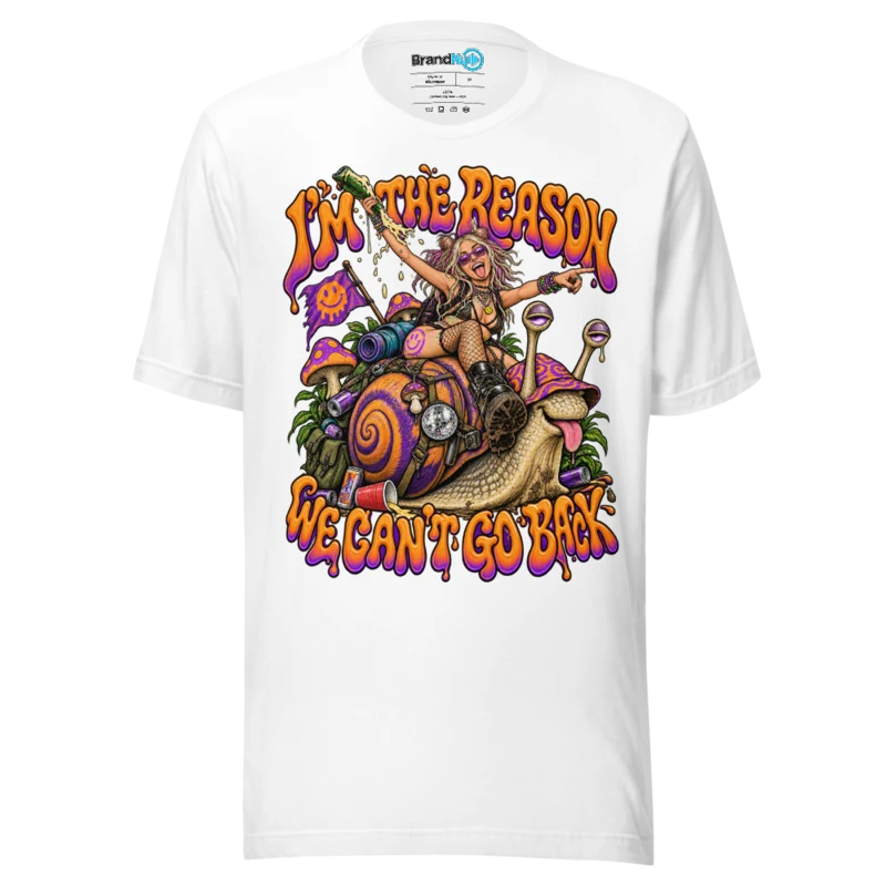 BrandNu I'm The Reason We Can't Go Back T-Shirt - White