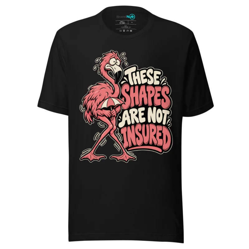 THESE SHAPES ARE NOT INSURED T Shirt - Black