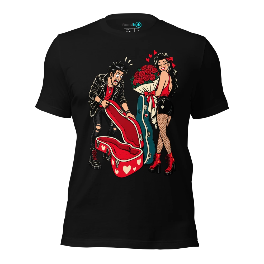 I THOUGHT WE WERE EXCLUSIVE THEN THE SIDE PROJECT T Shirt Black Front