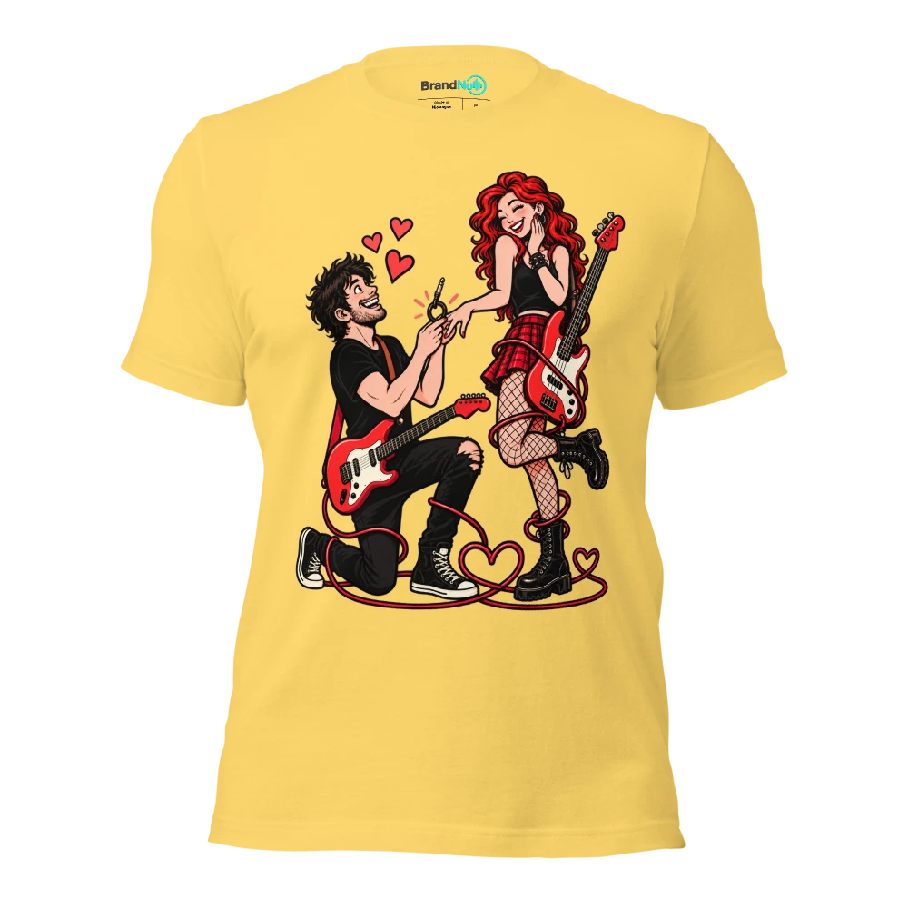 MY BANDMATE IS MY LONGEST UNHEALTHY RELATIONSHIP T Shirt Yellow Front