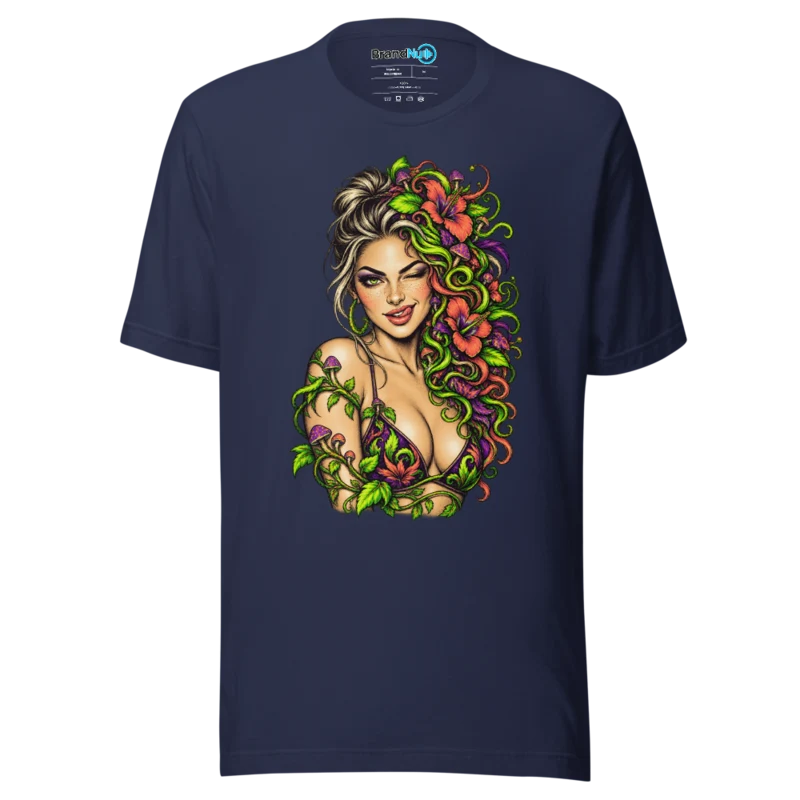 BrandNu Feral Frequency T-Shirt - Navy - Front