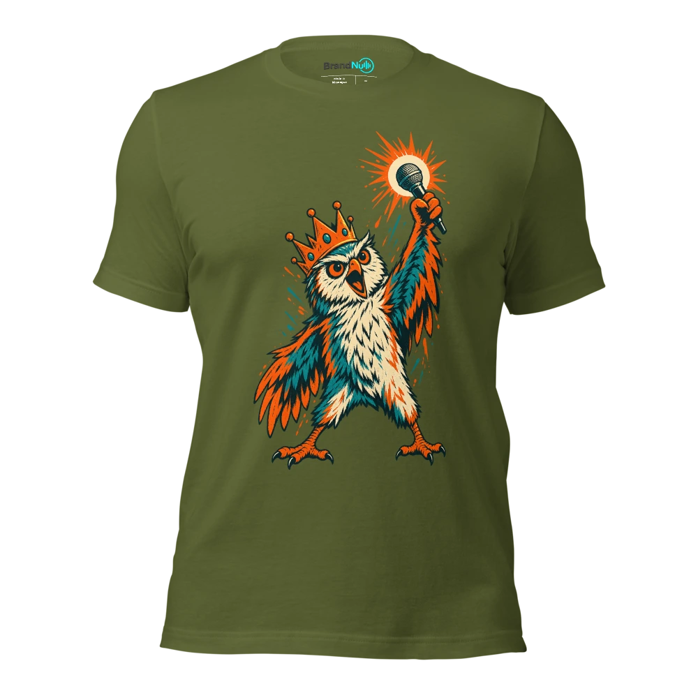 THE NIGHT OWL HAS REQUESTED AN AFTERNOON SET T Shirt Olive Front