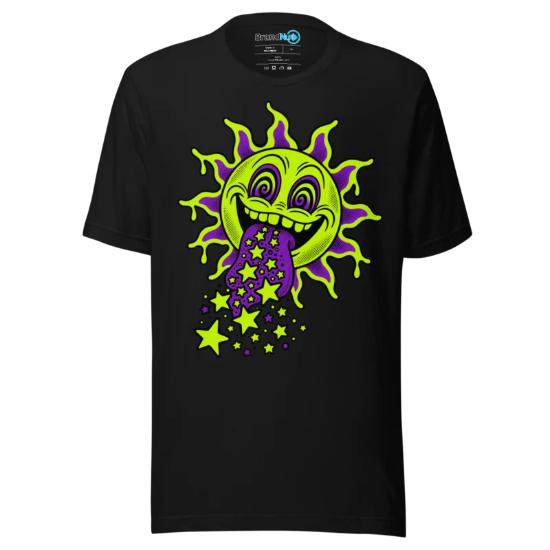 BrandNu Cosmic Grin T-Shirt - Black