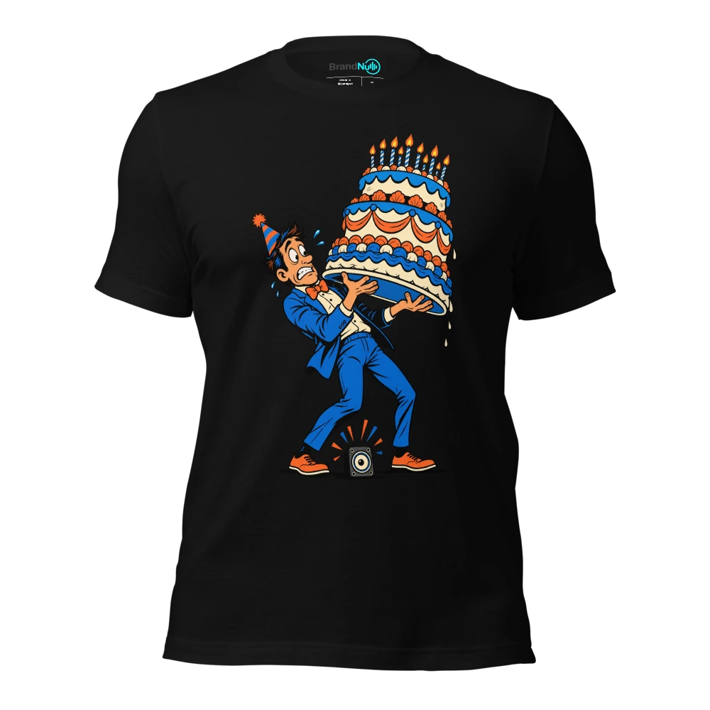 I DROPPED THE BASS NOT THE FUCKING CAKE T-SHIRT