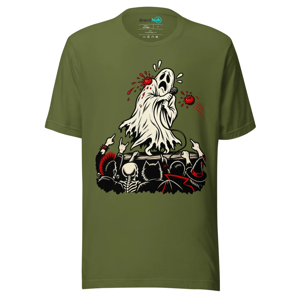 BOO IS NOT CONSTRUCTIVE FEEDBACK T Shirt Olive Front