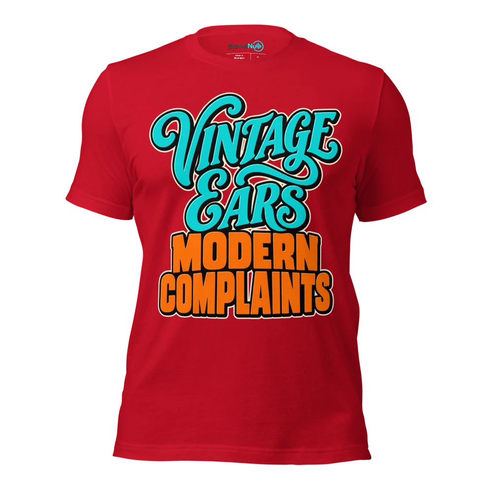 VINTAGE EARS MODERN COMPLAINTS T Shirt Red Front