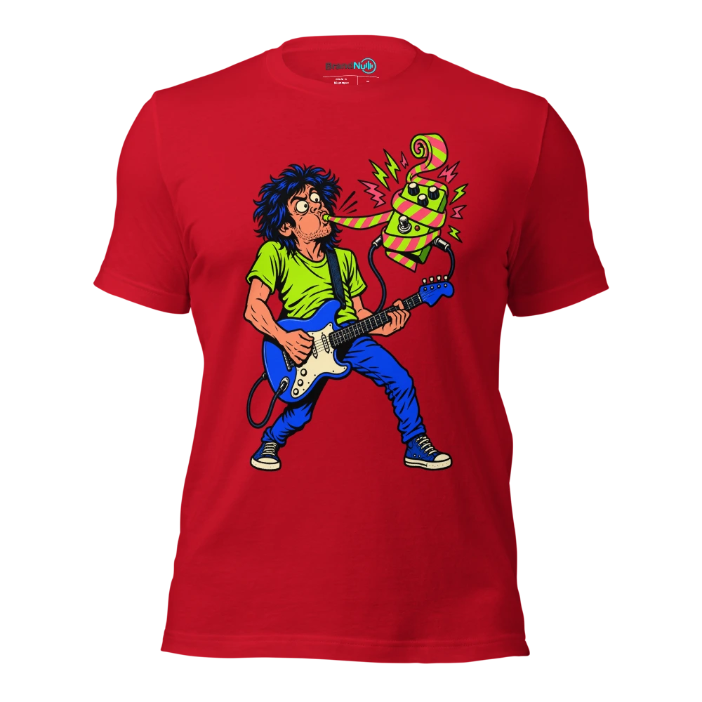 THIS PARTY BLOWER HAS A DISTORTION ISSUE T Shirt Red Front
