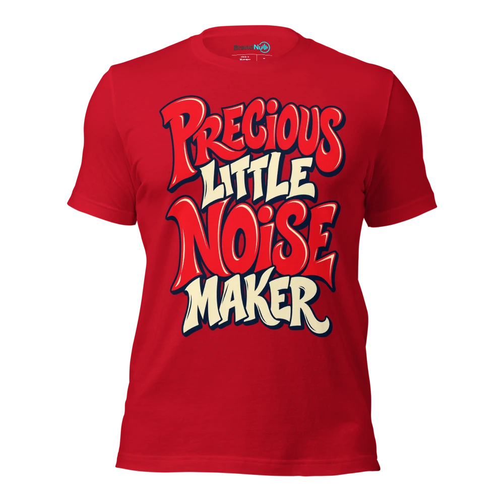 PRECIOUS LITTLE NOISE MAKER T Shirt Red Front