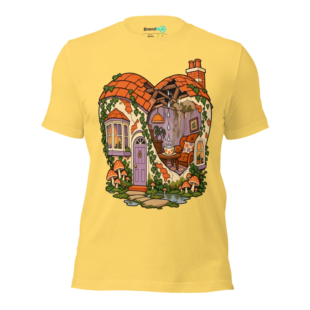 My BrandNu lease of life has damp T Shirt Yellow Front