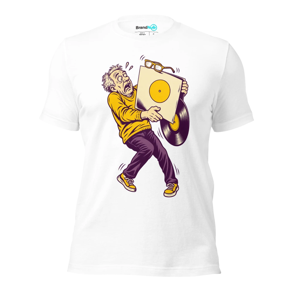 THE READING GLASSES HAVE FOUND THE WRONG TRACK T Shirt White Front