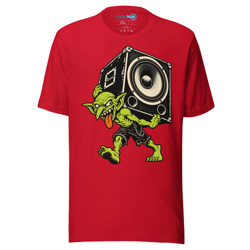 BrandNu Speaker Goblin T-Shirt - Red