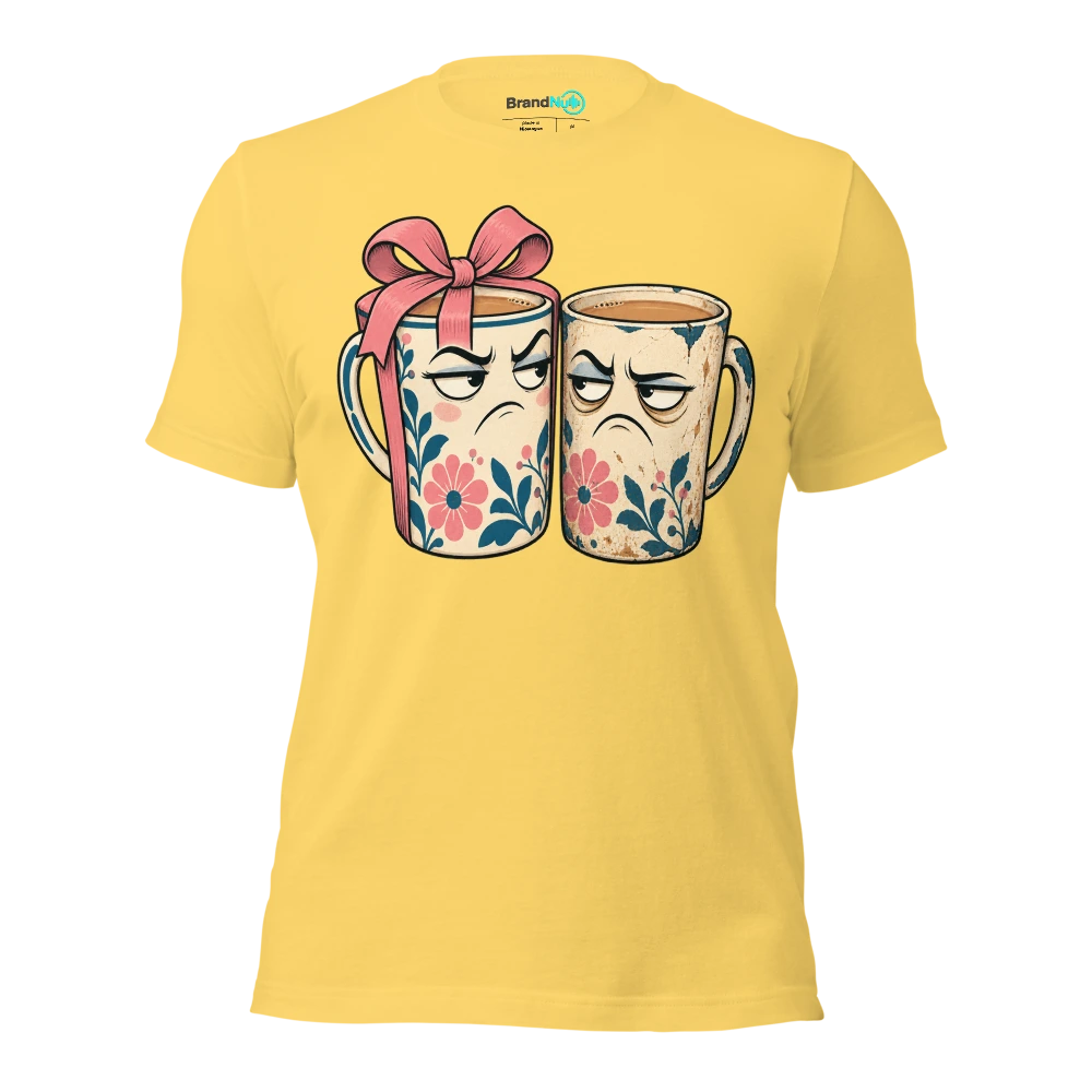 A BrandNu me? YouÃ¢â‚¬â„¢ve barely tolerated this one T Shirt Yellow Front