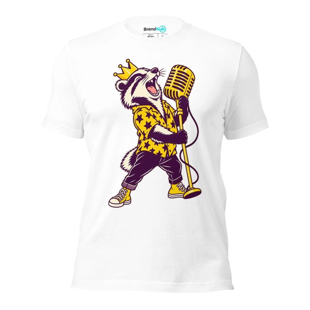THE BIRTHDAY BADGER HAS FAILED THE QUIET PART T Shirt White Front