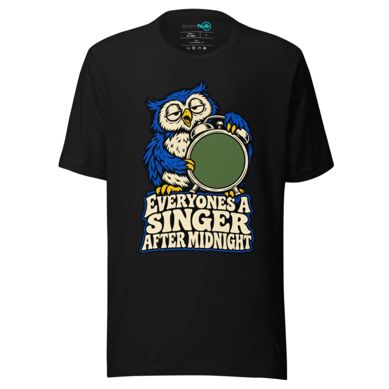 EVERYONES A SINGER AFTER MIDNIGHT T Shirt - Black