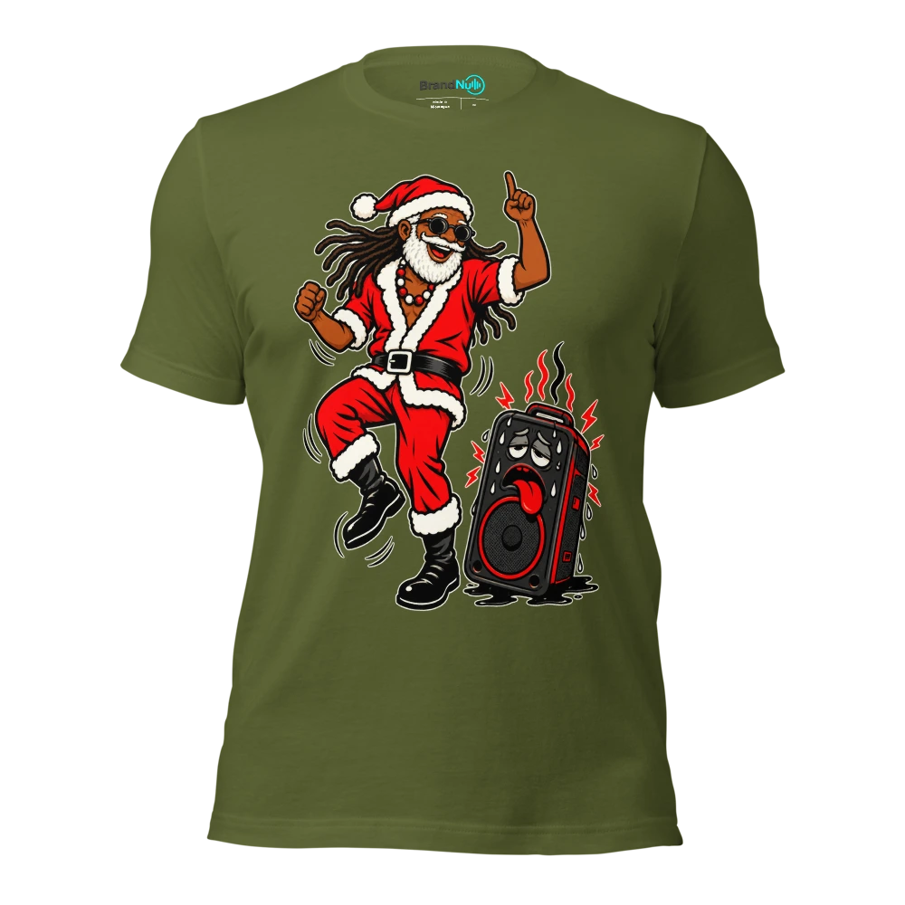 THE REGGAE GRANDAD HAS OUTLASTED THE PLAYLIST T Shirt Olive Front
