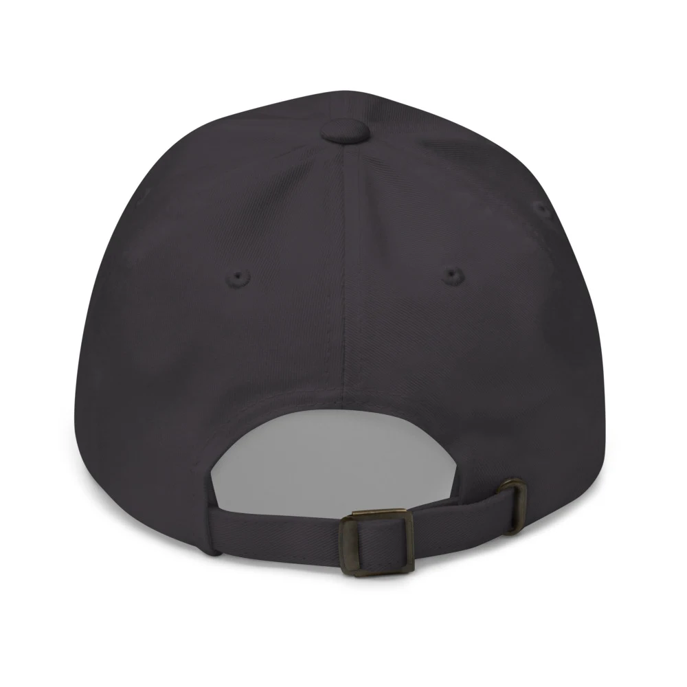 Not Sweat Club Soup Dad Cap Dark Grey back view
