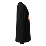 Vivid Sunset Neon Dance All Night BR&NU Long Sleeve Tee - Image 3