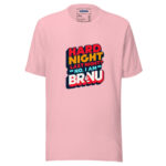 T-Shirt with Hard Night Last Night Design - Image 5