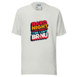 T-Shirt with Hard Night Last Night Design - Image 9