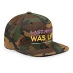 Last Night Was Lit Snapback Hat for Party Goers - Image 41