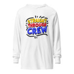 Straight Through Crew Hooded Tee for Bold Team Spirit