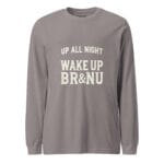 Up All Night, Wake Up BR&NU Long-Sleeve Tee for Endless Energy