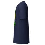 Official Sleep Prevention Officer – Yellow Dripping Smiley with Green Text Rave T-Shirt - Image 8