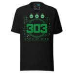 303 State of Mind Techno T Shirt Acid Rave Music Design