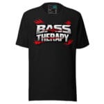 Bass Therapy Drum and Bass T Shirt DnB Rave Logo Graphic
