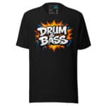 Drum And Bass Impact Logo T Shirt DnB Bold Rave Graphic