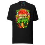 Dripping Ice Drum and Bass T Shirt DnB Cartoon Graphic
