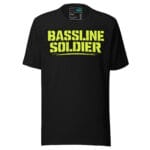Bassline Soldier Drum and Bass T Shirt DnB Rave Logo