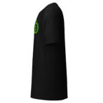 Neon Outline Drum and Bass T Shirt DnB Minimal Logo Green Screen - Image 3