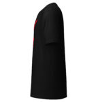 Red Graffiti X Drum and Bass T Shirt DnB Minimal Graphic - Image 3
